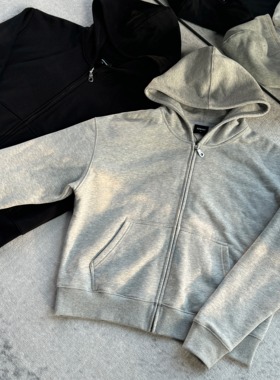 【KEBUSI】必入高品质一体绒开衫卫衣2.0短宽bpxy外套男#Y015