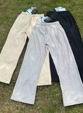 【KEBUSI】夏季凉感速干宽松A字微喇休闲百搭卫裤男女#K016