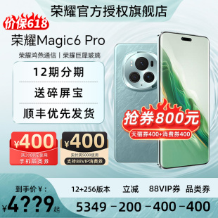 Pro 5G手机官方旗舰官网正品 智能手机非华为magic6 新款 详情下拉领券共800 HONOR 荣耀Magic6