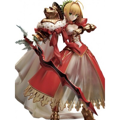 正版 Stronger Fate FGO 红Saber 尼禄 第三再临 手办  全新