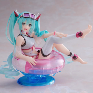 TAITO AFG 初音未来 泳装 游泳圈泳池派对景品手办再版日正版手办