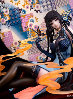 手办  Emontoys 壹原侑子 旗袍 xxxHOLiC 动漫摆件PVC