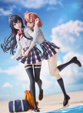 正品全新 SSF 我的青春恋爱物语雪之下雪乃&由比滨结衣 1/7手办