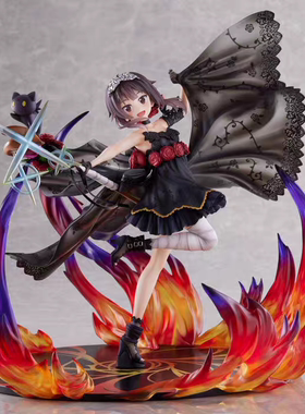 F:NEX fnex为美好的世界献上祝福惠惠 漆黑的玫瑰礼服  正版手办