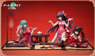 约会大作战 新春旗袍 时崎狂三 夜刀神十香 七罪 手办 APEX 正版