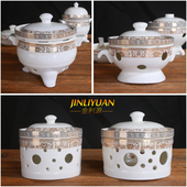 酒店会所带炉酒精蜡烛加热保温海参鱼翅盅碗燕窝炖盅一位翅盅加热