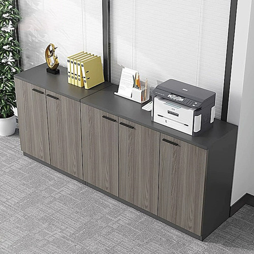 实木对开门文件柜储物