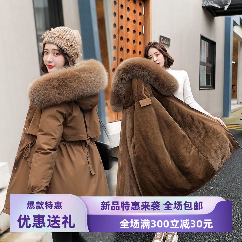 派克服棉衣冬装2023新款羽绒棉衣