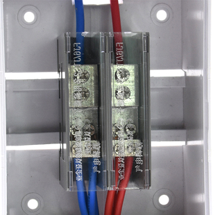 一进四出接线端子 分线盒 电线分线器 接线盒 电线连接器轨道式
