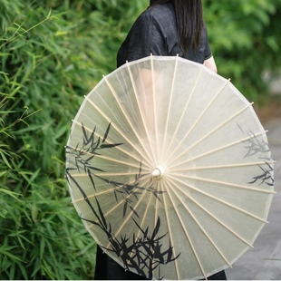 竹系列油纸伞古风道具晴雨两用新中式配旗袍汉服拍照舞蹈战国袍伞