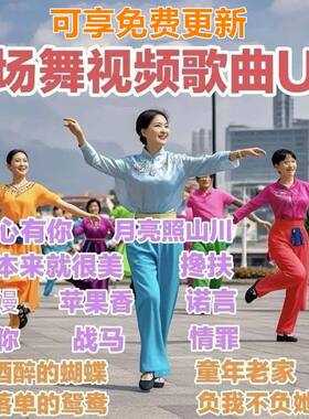 全新广场舞U盘教学中老年健身音视频基础入门教程跳舞MP4优盘
