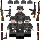 二次大战德军外籍军团积木人仔荷兰丹麦挪威爱沙尼亚志愿兵积木人