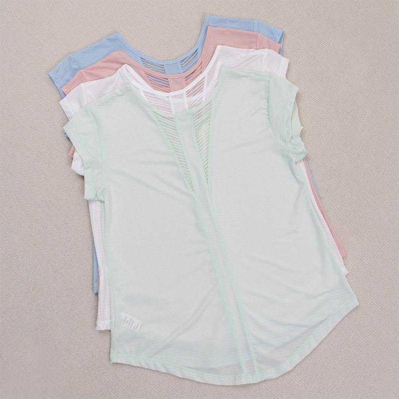 宽松显瘦运动健身短袖女夏季