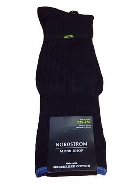 欧式商务 条纹丝光棉 中长筒 正装男袜 紧致修身款 小码S872015