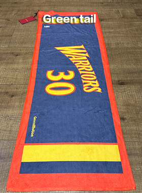 外贸 勇士 库里篮球运动 吸汗跑步 双面毛巾2.0