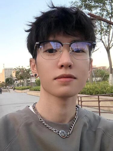 半框眼镜男款潮流近视可配度数斯文败类眼睛潮牌防蓝光平光眼镜框