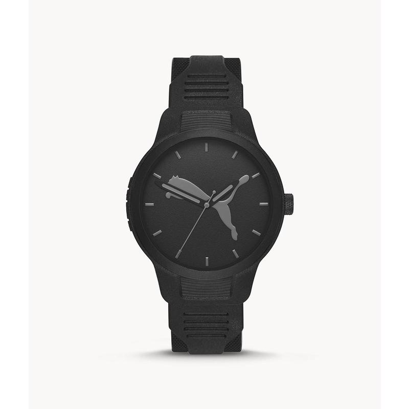 Overseas purchase puma dark night black fashion simple silicone strap 21 hot selling classic watch female P5004