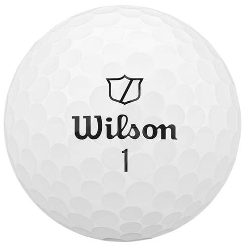 代购Wilson威尔胜高尔夫球高精度耐用稳定专业级白色Duo Soft
