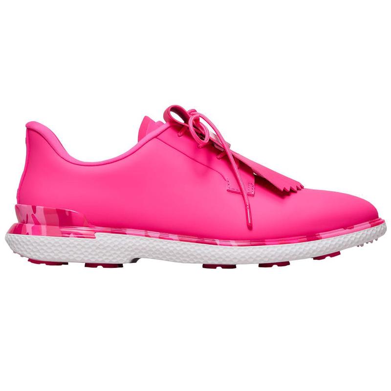 代购GFORE女士高尔夫球鞋防雨耐湿轻便抓地力强粉色系带式防水