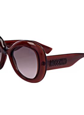 海外代购moschino/莫斯奇诺女士太阳眼镜防紫外线大框蝴蝶形度假
