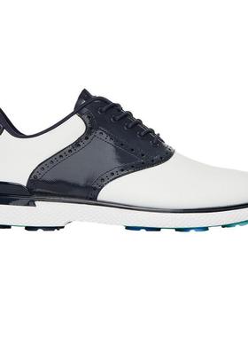 代购GFORE男士高尔夫球鞋防滑缓震透气内衬白色系带设计防水