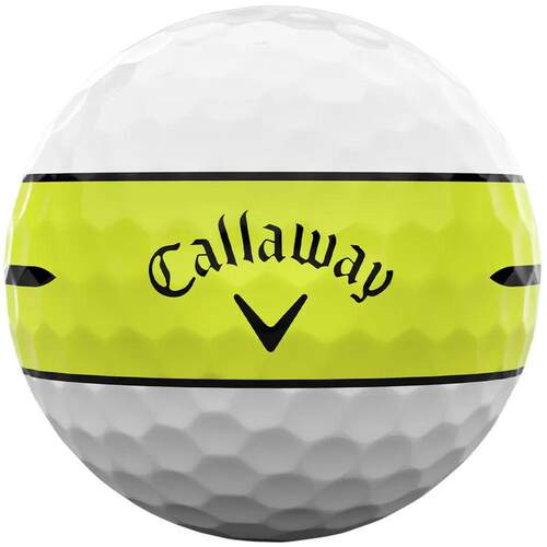 海外代购Callaway/卡拉威高尔夫球增加距离优化击球白色条纹款