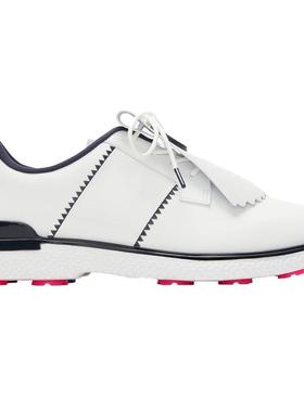 代购GFORE女士高尔夫球鞋防滑轻便透气耐磨白色防水系带橡胶鞋底