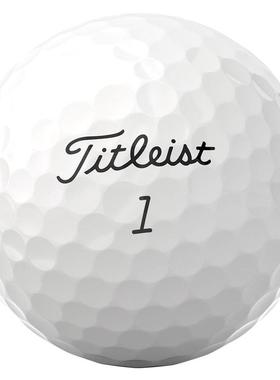 代购Titleist高尔夫球高速旋转触感远距离飞行白色黄色特殊数字