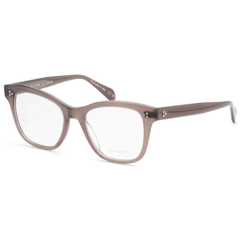代购OLIVER PEOPLES女士眼镜架方形塑料灰色透明镜片日常佩戴