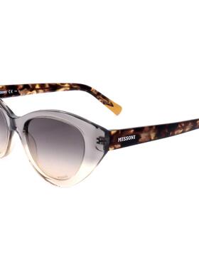 代购Missoni女士太阳镜防紫外线渐变镜片灰色镜片非偏光猫眼型