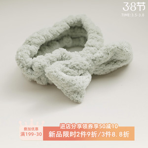 菠萝纹路~超美居家蝴蝶结发箍洗脸韩国甜美发饰简约百搭发带头箍