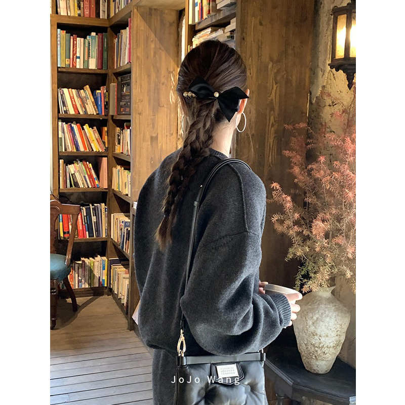 简洁一字夹~弹簧夹春天bi备发夹侧边碎发夹简约时尚夹子发饰