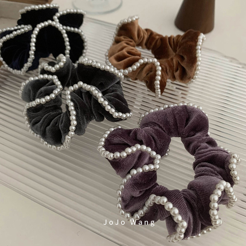 精致丝绒发圈头饰高弹扎头发饰