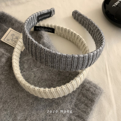 好miu啊~针织纹理高级感发箍女