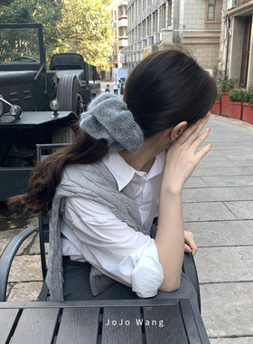 质感好好的兔毛~气质大肠发圈女