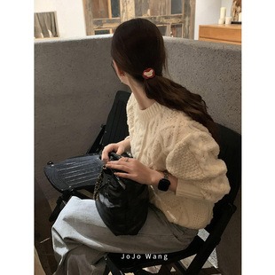 质感很好呐！还显白可爱狗发圈女扎头发饰高级感洋气韩国时尚头绳