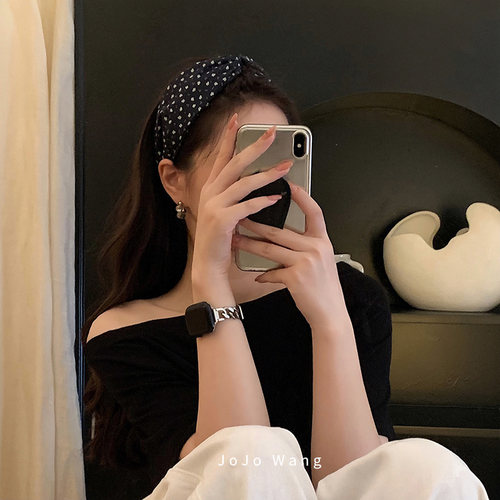好看~爱用！洋气宽发箍女高级感