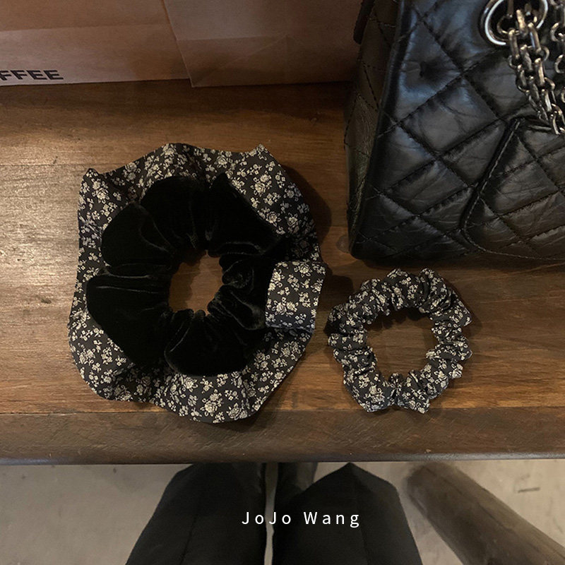 南韩气质~欧尼肠圈发圈女扎头发碎花发饰高级感洋气韩国时尚头绳,饰品/流行首饰/时尚饰品新,发饰,淘宝优惠券,粉丝福利购,淘宝优惠卷