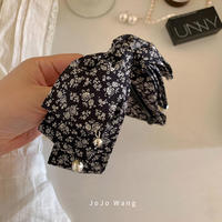 Simple yet beautiful ~ French floral banana clips, vertical clips, high-end hair clips, elegant Korean hair accessories, headwear, ponytail clips thumbnail 2
