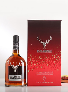 DALMORE大摩亚历山大三世苏格兰单一麦芽威士忌新春版700ml洋酒