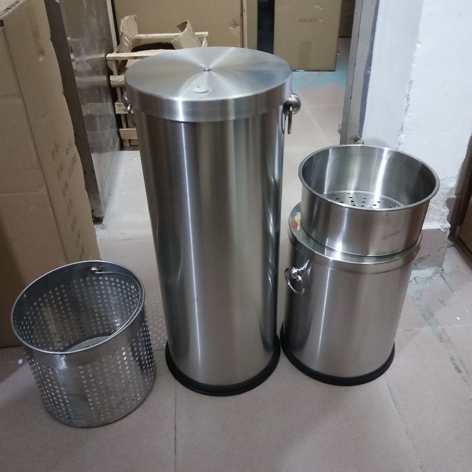 茶桶不锈钢茶水桶智能茶渣桶小号家用漏茶叶废水垃圾桶茶具排水桶