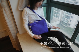 现货美国直购Kipling凯普林拉链翻盖保温包饭盒包单肩斜挎包