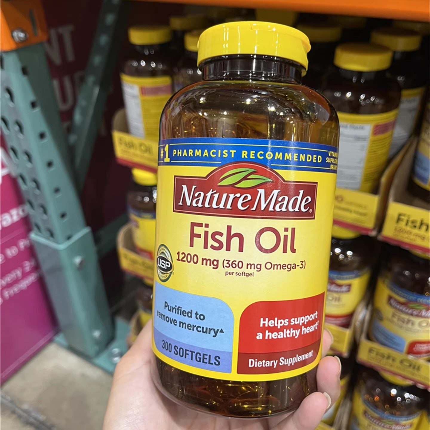 现货美国直购nature made fish oil Omega-3深海鱼油软胶囊360mg,保健食品/膳食营养补充食品,鱼油/深海鱼油,淘宝优惠券,粉丝福利购,淘宝优惠卷
