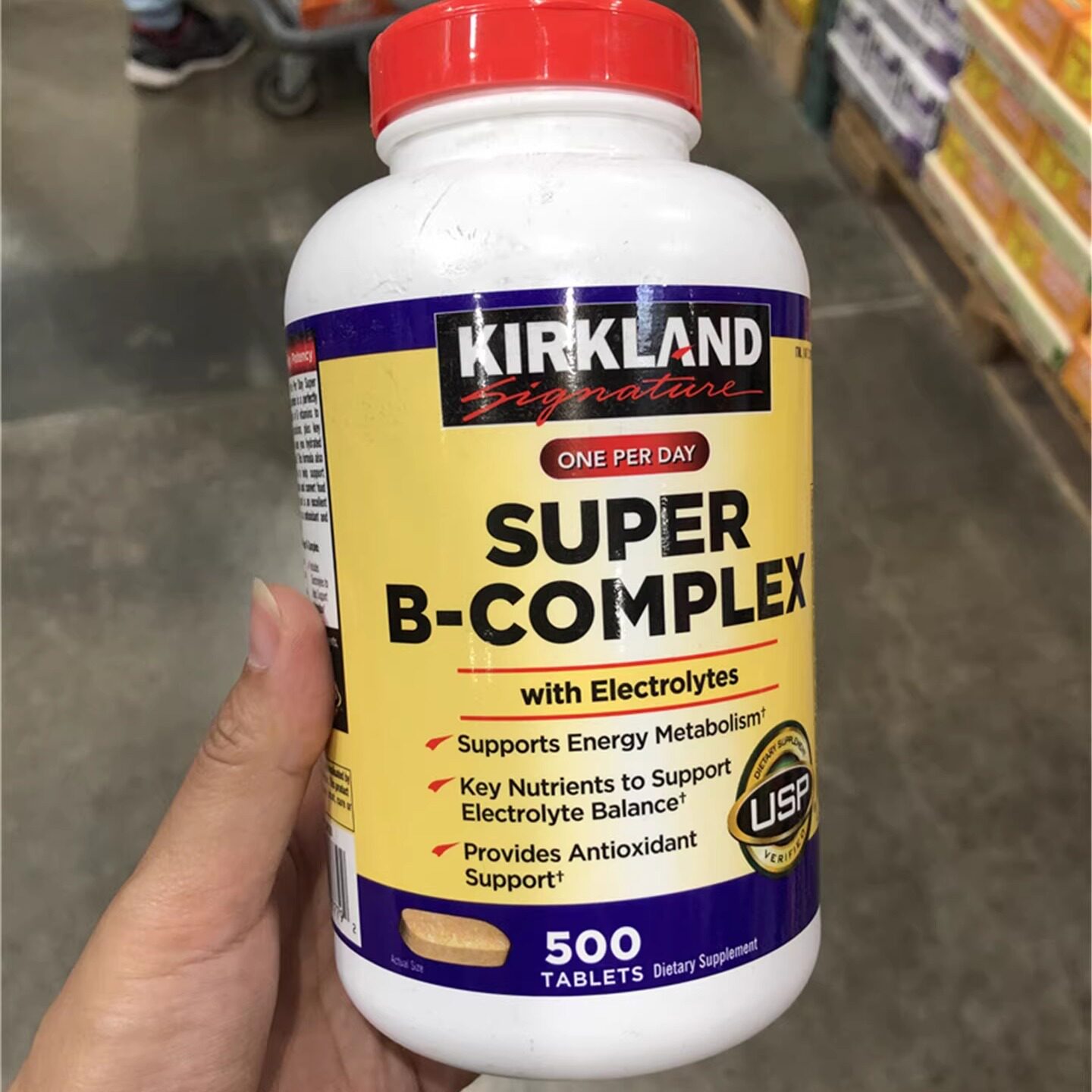 现货美国直购Kirkland科克兰Super B-Complex复合B族维生素泛酸