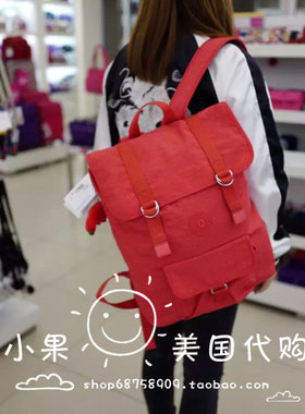 kipling美国尼龙休闲双肩包现货