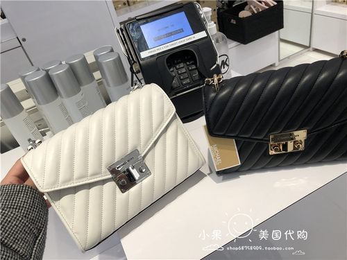 MichaelKorsMK菱格羊皮rose方包