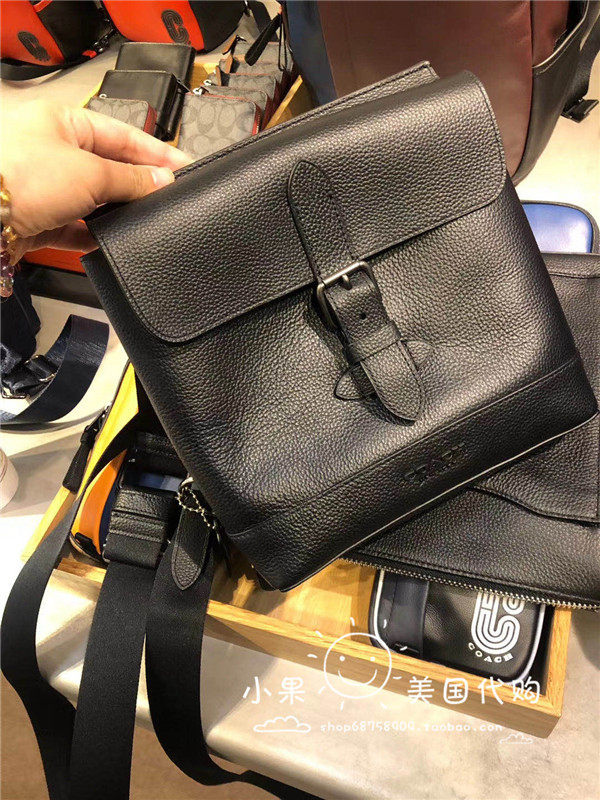 上海现货美国直购coach蔻驰男士包盖式邮差包单肩包斜挎包89891