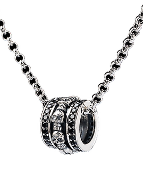 法国IDee骷髅泰银项链轻奢小众