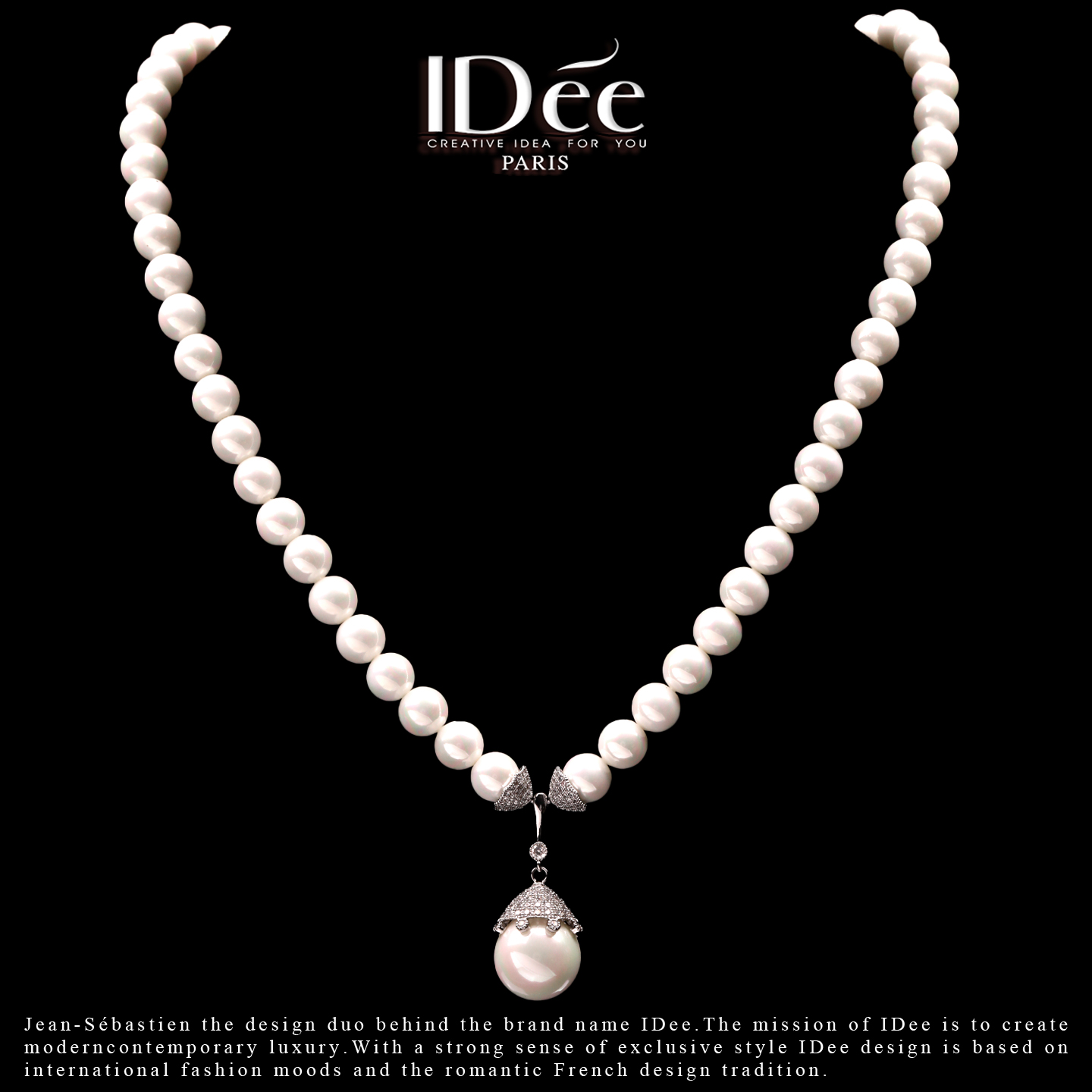 法国IDee银色曦露系列项链饰品