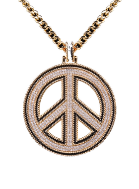 法国idee反战时尚个性潮牌毛衣链